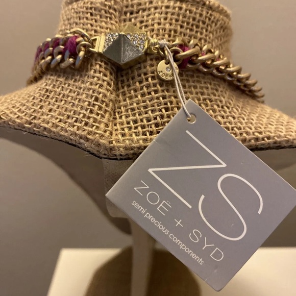 ZOE + SYD BIB Mixed Media Turquoise Necklace NWT - Picture 5 of 5